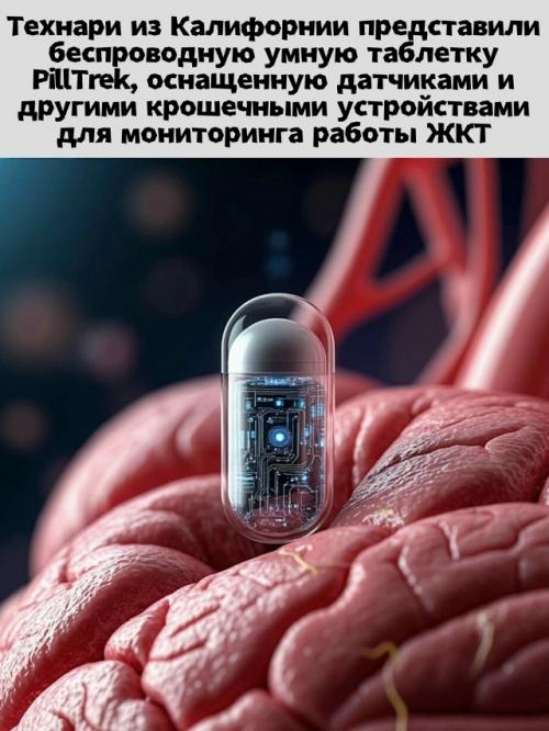 Pilltrek - мини - лаборатория внутри капсулы.

