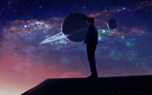 Художник, публикующий свои работы под никнеймом Qauz, решил внести в нашу вселенную немного беспорядка.  