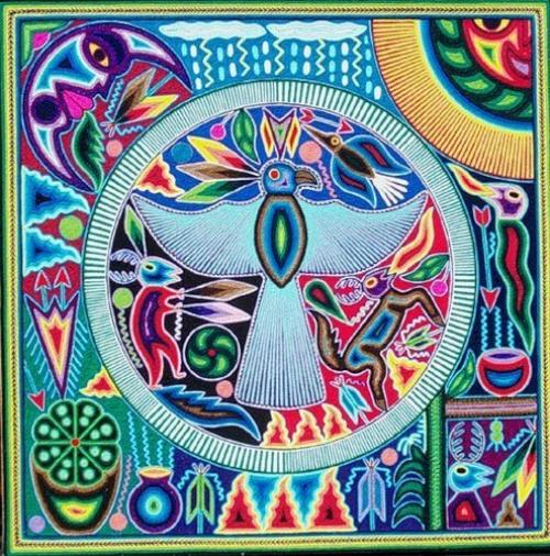 Традиционное исскуство мексиканских индейцев уичоли. 01