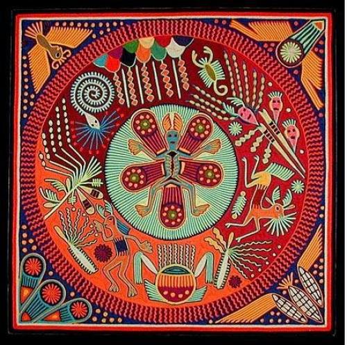 Традиционное исскуство мексиканских индейцев уичоли. 04