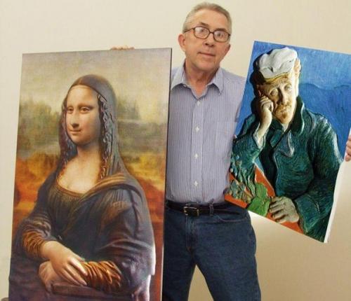 3D-Печать позволит слепым людям Увидеть полотна известных художников. 01