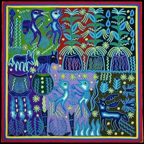 Традиционное исскуство мексиканских индейцев уичоли. 06