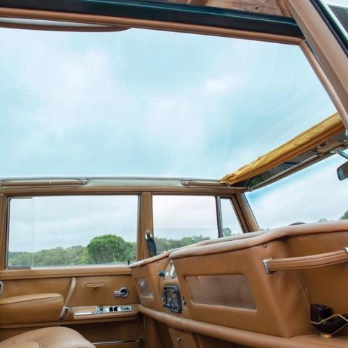 Серия фотографий шестисотого мерседеса 1966-го года, доработанного французским ателье Анри шапрон. 01