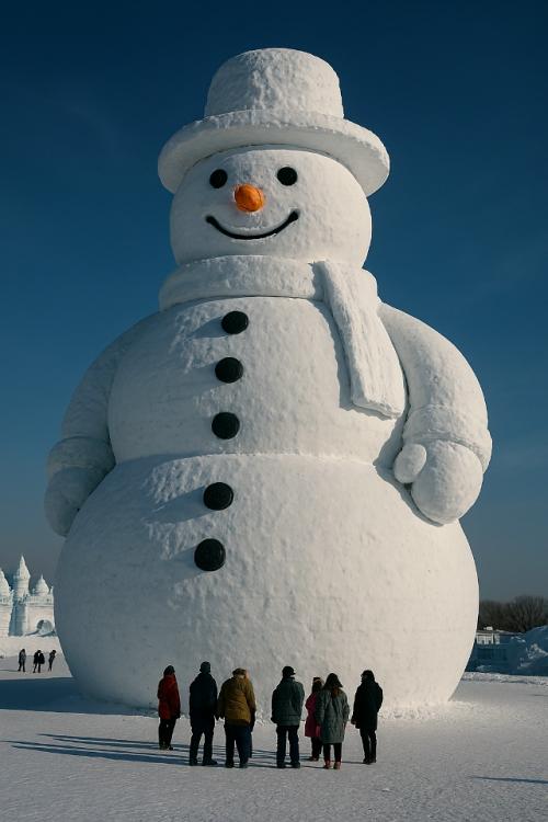 Ледяной гигант: как Харбин превратил снег в инженерное чудо.

