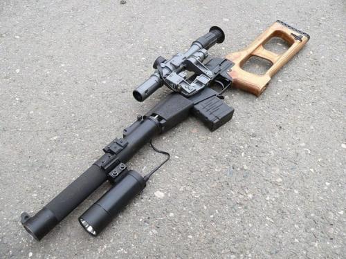 Бесшумная снайперская винтовка ВСС Винторез (Ссср / Россия). Бесшумная снайперская винтовка ВСС Винторез (Ссср / Россия).