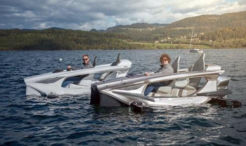 Quadrofoil Q2 - электрический катер на подводных крыльях. 01 Quadrofoil Q2 - электрический катер на подводных крыльях. 01