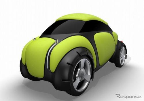 Концепт автомобиля Flesby оснащается внешними подушками безопасности. 02 Концепт автомобиля Flesby оснащается внешними подушками безопасности. 02