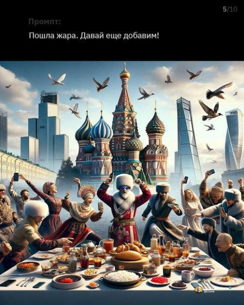 В нейросетевом сообществе новый тренд - просить Dall - E в Chatgpt сделать картинку и шаг за шагом усиливать её. 03