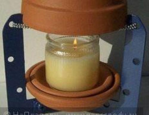 Как отопить комнату одной свечей? 

