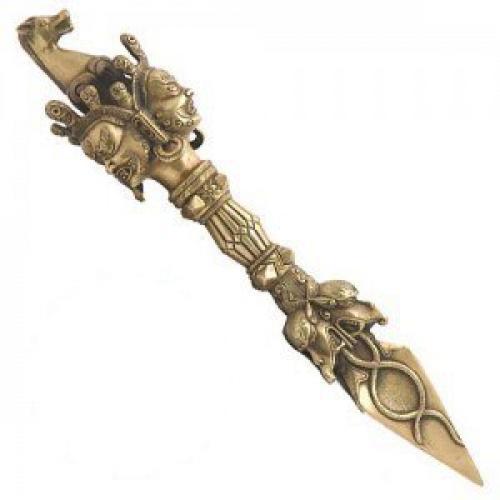 Тибетский ритуальный кинжал пхур -бу (пхурба. 03 Тибетский ритуальный кинжал пхур -бу (пхурба. 03