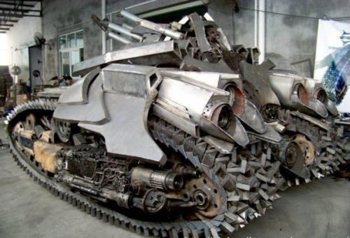 Самодельный танк от китайского умельца. 04