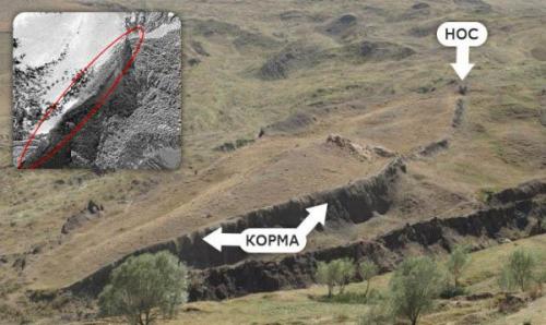 Необычный снимок горы Арарат сделали в 1949 году американские летчики.  