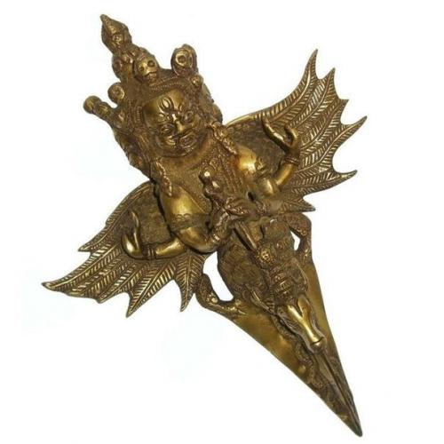 Тибетский ритуальный кинжал пхур -бу (пхурба. 06 Тибетский ритуальный кинжал пхур -бу (пхурба. 06