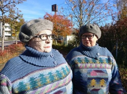 Вязанный авпортрет, который сотворила жeнщинa из Финляндии Liisa Hietanen. 03