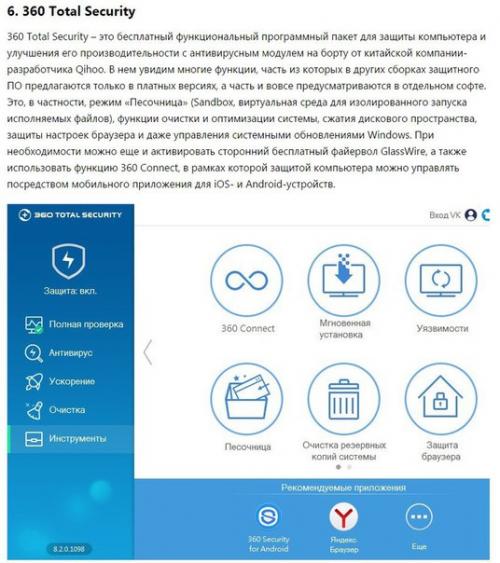 ? 7. Бесплатных антивирусов для Windows. 06
