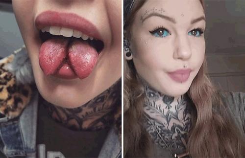 Австралийка за 7 лет превратила себя в Голубоглазого Белого Дракона. 09