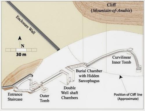 Странная египетская гробница, потолок которой выполнен в форме современных труб. 07 Странная египетская гробница, потолок которой выполнен в форме современных труб. 07