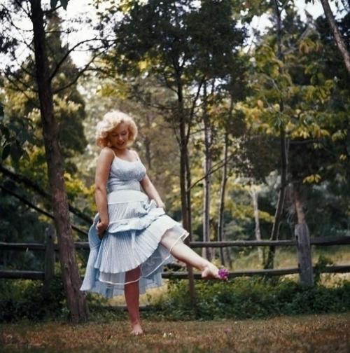 Мэрилин Монро и её муж, драматург Артур Миллер, 1957 год. 06