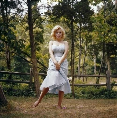 Мэрилин Монро и её муж, драматург Артур Миллер, 1957 год. 03