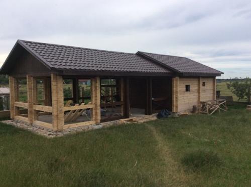 Сделали с отцом баньку. 01