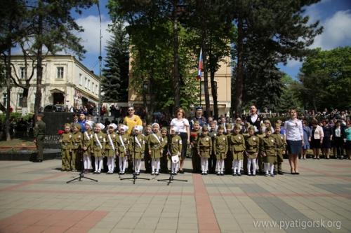 В центре Пятигорска прошел Парад Дошкольных Войск. 03