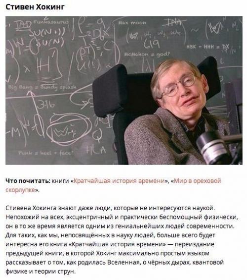 10 людей, которые привьют вам любовь к науке. 01