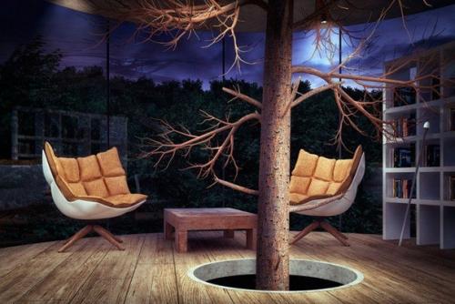 Архитектор из Казахстана невероятный дом с деревом внутри разработал. 01