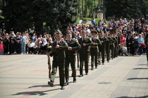 В центре Пятигорска прошел Парад Дошкольных Войск. 01