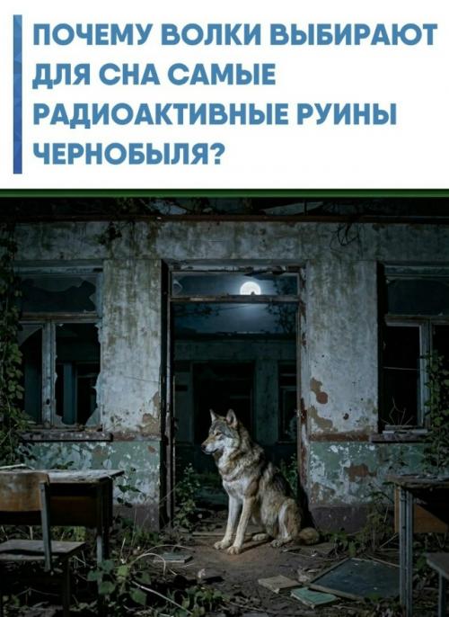 В 2016 году радиобиолог Сергей гащак зафиксировал странное поведение крупного самца волка в Припяти.  