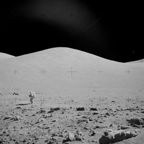 Редкие лунные кадры Аполлона от наса. 03