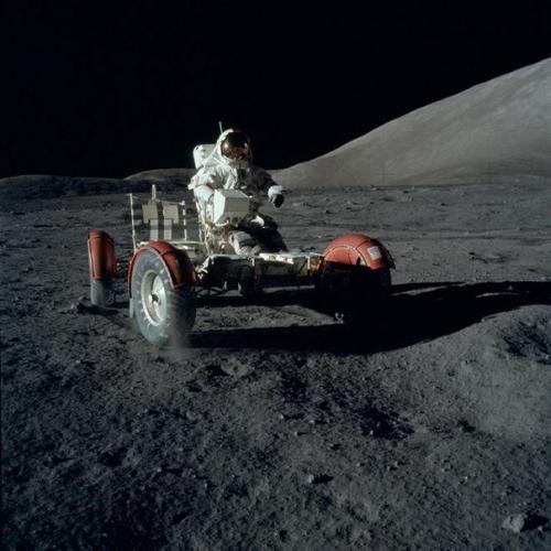 Редкие лунные кадры Аполлона от наса. 05