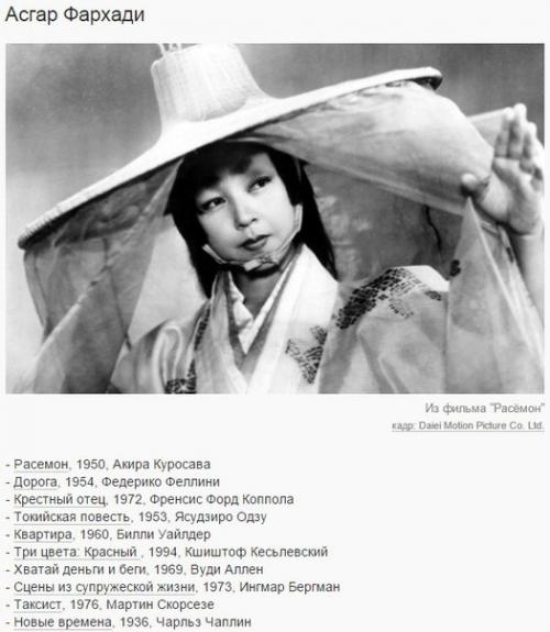 10 величайших фильмов в истории по мнению 358 режиссеров. 07