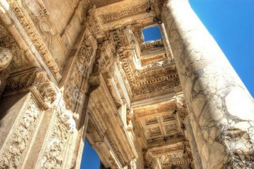 Невероятная античная библиотека в эфесе (Турция). 06