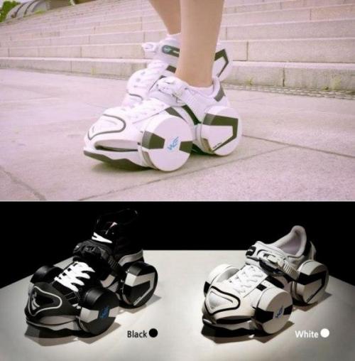 Созданы кроссовки - ролики для любых дорог. Созданы кроссовки - ролики для любых дорог.