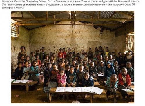 Как выглядят ученики и школьные классы в разных странах мира. 03