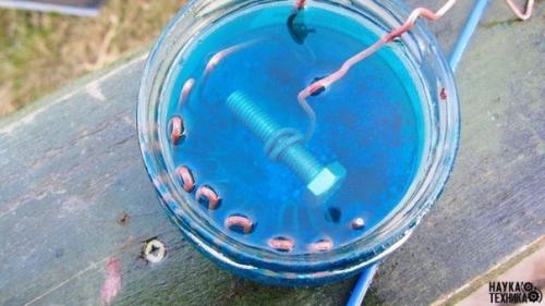 Меднение на примере болтов. Меднение на примере болтов.