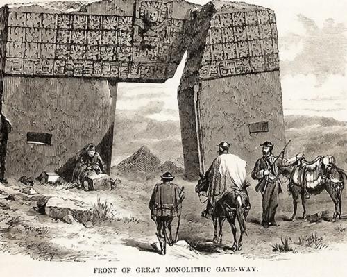 Руины цивилизации инков в рисунках 18 века. 06