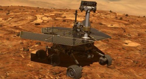 Марсоход Opportunity провел 12 лет на марсе. Марсоход Opportunity провел 12 лет на марсе.