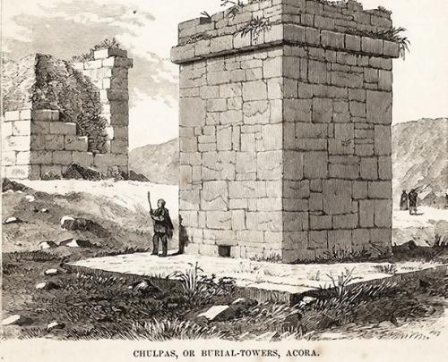 Руины цивилизации инков в рисунках 18 века. 04