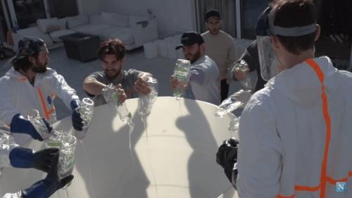 Просто американский опыт с пеной. 01