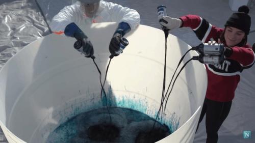 Просто американский опыт с пеной. 02