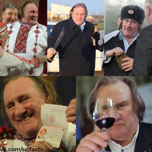 Жерар депардье заявил немецким журналистам, что продолжает считать себя русским.

