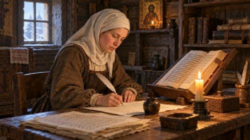 Находка рукописи доказала: на Руси женщины тоже переписывали книги.

