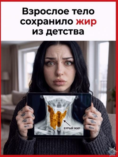 Учёные нашли у взрослых жир, считавшийся исчезнувшим. 01
