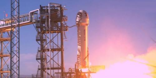 Джефф безос отправил в космос второй туристический экипаж - с актёром из Звёздного Пути. 01