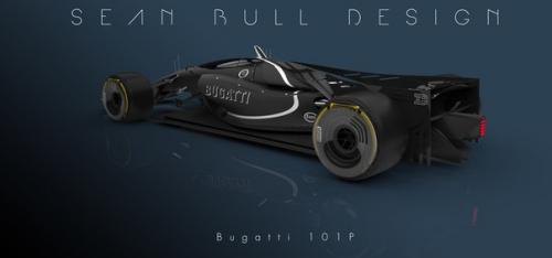 Bugatti 101p: формула-1 будущего от Шона булла. 02