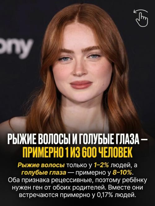 Природа раздаёт людям особенности внешности с такой разницей в шансах, что некоторые почти невозможно встретить. 
