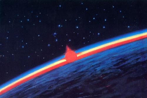 Картины советского космонавта алексея Леонова. 03