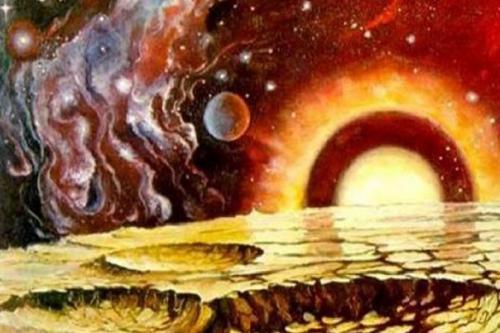 Картины советского космонавта алексея Леонова. 06