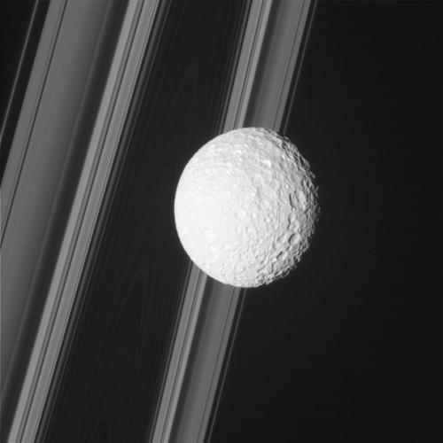 Необработанные луны Сатурна.